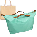 Organizer for [Double Sens 36, Hermes] Tote Purse Bag Insert Liner Shaper (Nylon, Zip Cover with Handle)