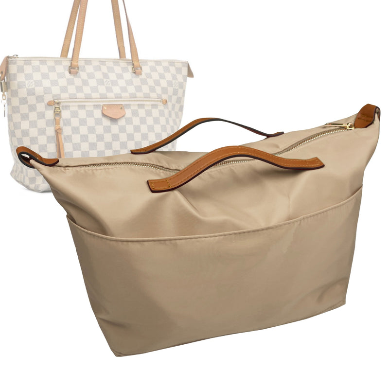 Organizer for [IENA PM (Small), LV] Tote Purse Bag Insert Liner Shaper (Nylon, Zip Cover with Handle)