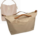 Organizer for [LE 37 in shiny leather, Saint Laurent (YSL)] Tote Purse Bag Insert Liner Shaper (Nylon, Zip Cover with Handle)