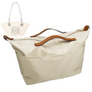 Organizer for [Large Basket bag in palm leaf and calfskin, Loewe] Tote Purse Bag Insert Liner Shaper (Nylon, Zip Cover with Handle)