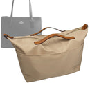 Organizer for [Nina Shoulder Tote, Coach] Tote Purse Bag Insert Liner Shaper (Nylon, Zip Cover with Handle)
