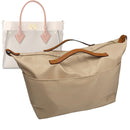 Organizer for [On My Side PM (Small), LV] Tote Purse Bag Insert Liner Shaper (Nylon, Zip Cover with Handle)