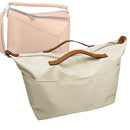 Organizer for [Puzzle Medium, Loewe] Tote Purse Bag Insert Liner Shaper (Nylon, Zip Cover with Handle)