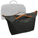 Organizer for [Re-Nylon and Saffiano Leather Duffel, Prada] Tote Purse Bag Insert Liner Shaper (Nylon, Zip Cover with Handle)