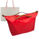 Organizer for [Reversible GG Large, Gucci] Tote Purse Bag Insert Liner Shaper (Nylon, Zip Cover with Handle)