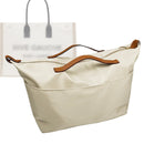 Organizer for [Rive Gauche Small, Saint Laurent (YSL)] Tote Purse Bag Insert Liner Shaper (Nylon, Zip Cover with Handle)