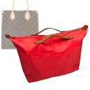 Organizer for [Sac Plat 24H, LV] Tote Purse Bag Insert Liner Shaper (Nylon, Zip Cover with Handle)