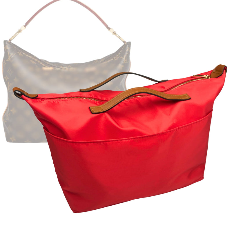 Organizer for [Sully PM (Small), LV] Tote Purse Bag Insert Liner Shaper (Nylon, Zip Cover with Handle)
