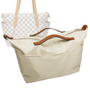 Organizer for [Totally PM (Small), LV] Tote Purse Bag Insert Liner Shaper (Nylon, Zip Cover with Handle)