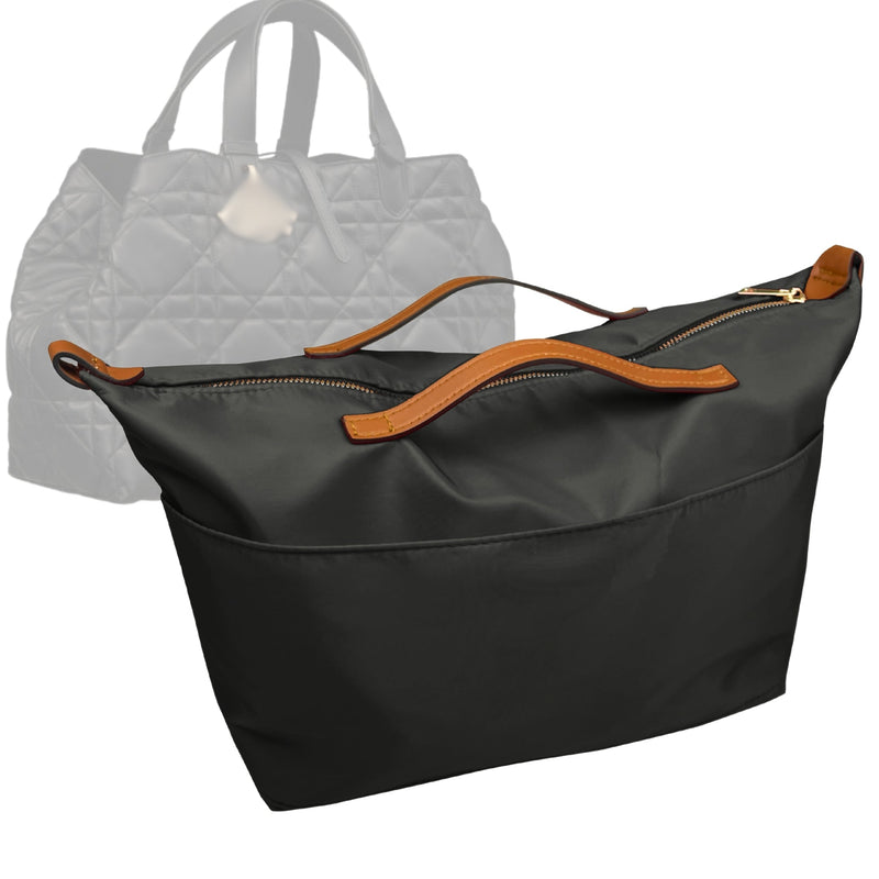 Organizer for [Medium Toujours Bag, Dior] Tote Purse Bag Insert Liner Shaper (Nylon, Zip Cover with Handle)