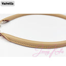 Genuine Rolled Leather Bag Strap, 70cm Length, Compatible with Speedy HandBag, Patina Vachetta Black Coffee Dark Brown, Shoulder Bag Strap, Silver Golden Hardware