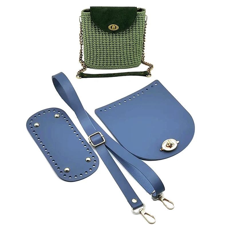 1Set DIY Handbag Bag Set Bag Bottoms With Hardware Package Accessories HandBag Shloulder Straps Women Backpack