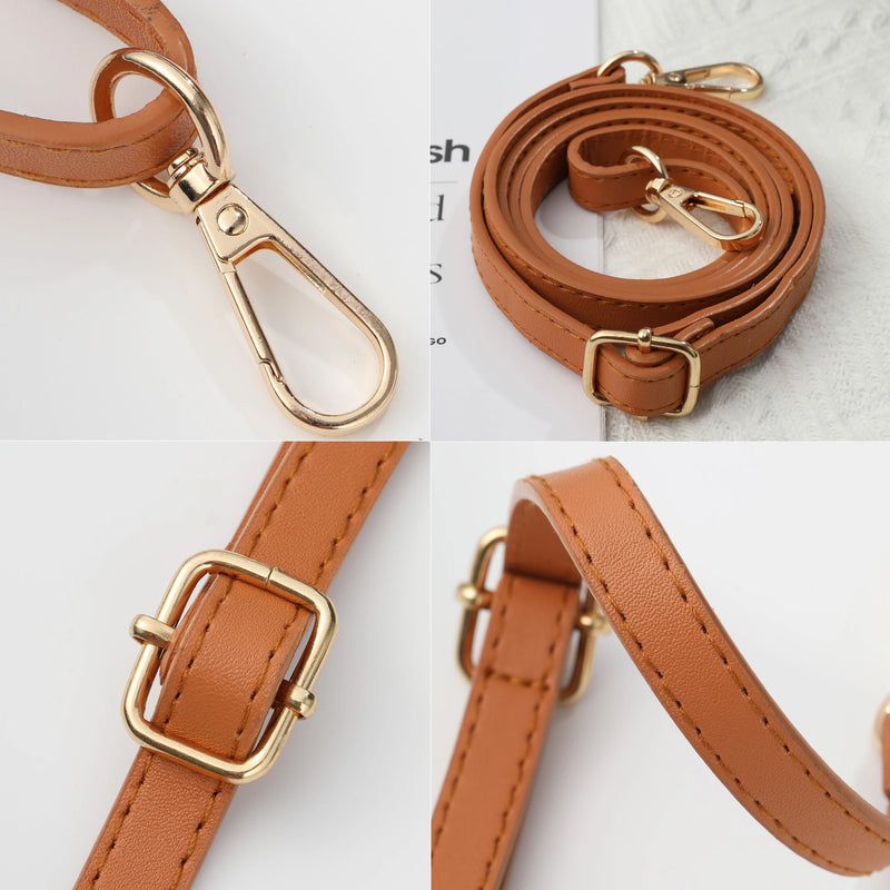 125CM Long PU Leather Bag Strap Accessories for handbags 1.2CM Wide Shoulder Bag Strap For crossbody Replacement Strap For Bags