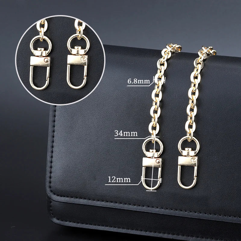 Replacement Messenger Bag Chain Women's Clothing Decorative DIY Metal Accessories Handbag O Word