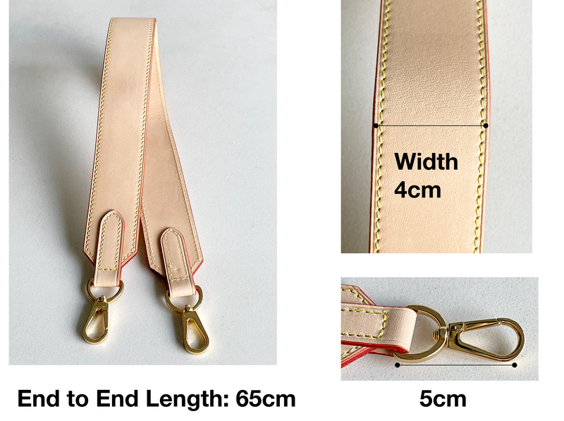 Wide Replacement Strap for Bags - 4cm Wide, Multiple Lengths, Fits Large Rings