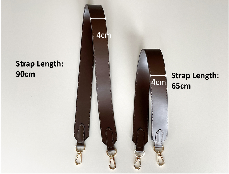 Wide Replacement Strap for Bags - 4cm Wide, Multiple Lengths, Fits Large Rings