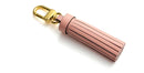 Hand Bag Tassel with Gold Clasp, Golden Hardware, Full Grain Real Leather, Purse Charm