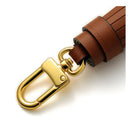 Hand Bag Tassel with Gold Clasp, Golden Hardware, Full Grain Real Leather, Purse Charm