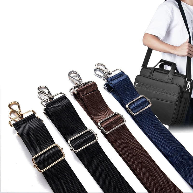 1PC Adjustable 80-140CM Replace Nylon Shoulder Bag Strap Briefcase Men Crossbody Bag Belt Accessory