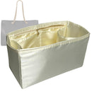 Organizer for [Small Duty Free Tote, Balenciaga] Tote Purse Bag Insert Organiser Liner Shaper (Silk, Long Zip and Open Compartment)
