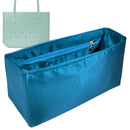 Organizer for [Original Bogg Bag, Bogg] Tote Purse Bag Insert Organiser Liner Shaper (Silk, Long Zip and Open Compartment)