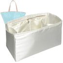 Organizer for [Belharra Bag, Goyard] Tote Purse Bag Insert Organiser Liner Shaper (Silk, Long Zip and Open Compartment)