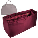 Organizer for [Soft Empire Carryall 28, Coach] Tote Purse Bag Insert Organiser Liner Shaper (Silk, Long Zip and Open Compartment)