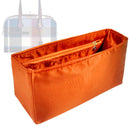 Organizer for [Victoria III fourre-tout 35 bag, Hermes] Tote Purse Bag Insert Organiser Liner Shaper (Silk, Long Zip and Open Compartment)