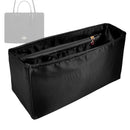 Organizer for [Maggie Tote Bag, Coach] Tote Purse Bag Insert Organiser Liner Shaper (Silk, Long Zip and Open Compartment)