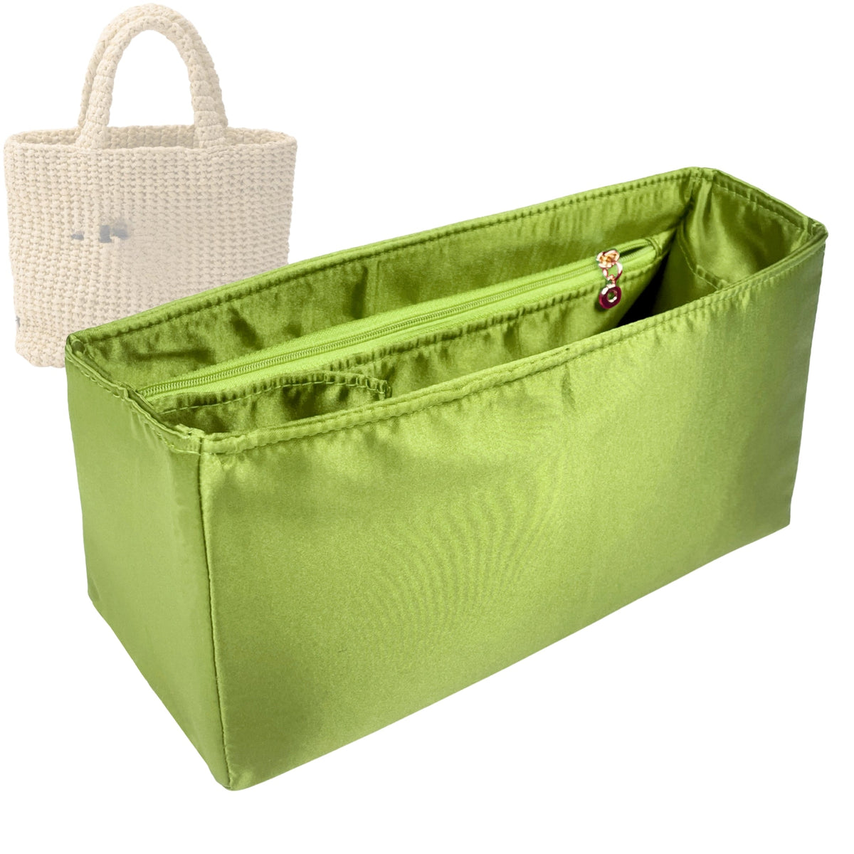 Organizer for [Medium Crochet tote bag, Prada] Tote Purse Bag