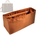Organizer for [OnTheGo Organizer, LV] Tote Purse Bag Insert Organiser Liner Shaper (Silk, Long Zip and Open Compartment)