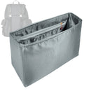 Organizer for [GG Supreme Large Backpack, Gucci] Tote Purse Bag Insert Organiser Liner Shaper (Silk, Long Zip and Open Compartment)