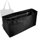 Organizer for [System Zipper Tote 13-inch, Cuyana] Tote Purse Bag Insert Organiser Liner Shaper (Silk, Long Zip and Open Compartment)