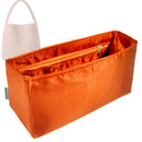 Organizer for [Nomad Large Hobo, Naghedi] Tote Purse Bag Insert Organiser Liner Shaper (Silk, Long Zip and Open Compartment)