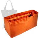 Organizer for [LE 5 A 7 Small Bea, Saint Laurent (YSL)] Tote Purse Bag Insert Organiser Liner Shaper (Silk, Long Zip and Open Compartment)