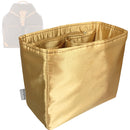 Organizer for [Montsouris Cargo Backpack, LV] Tote Purse Bag Insert Organiser Liner Shaper (Silk, Long Zip and Open Compartment)