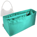 Organizer for [Express PM, LV] Tote Purse Bag Insert Organiser Liner Shaper (Silk, Long Zip and Open Compartment)