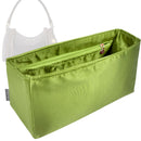Organizer for [Express Travel, LV] Tote Purse Bag Insert Organiser Liner Shaper (Silk, Long Zip and Open Compartment)