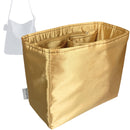 Organizer for [BLEECKER BUCKET BAG 36, Coach] Tote Purse Bag Insert Organiser Liner Shaper (Silk, Long Zip and Open Compartment)