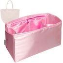 Organizer for [Grace Basket Small, Dragon Diffusion] Tote Purse Bag Insert Organiser Liner Shaper (Silk, Long Zip and Open Compartment)