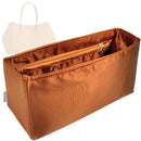 Organizer for [Neo Garden Voyage 41 bag, Hermes] Tote Purse Bag Insert Organiser Liner Shaper (Silk, Long Zip and Open Compartment)