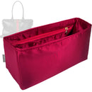 Organizer for [Borsetto large boston bag, Gucci] Tote Purse Bag Insert Organiser Liner Shaper (Silk, Long Zip and Open Compartment)