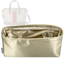 Organizer for [Ophidia GG Small Tote, Gucci] Tote Purse Bag Insert Organiser Liner Shaper (Silk, Long Zip and Open Compartment)