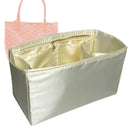 Organizer for [Anjou PM (Small), Goyard] Tote Purse Bag Insert Liner Shaper (Silk, Full-width Zip and Open Pocket)