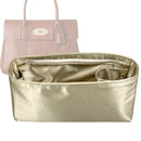 Organizer for [Bayswater Tote, Mulberry] Tote Purse Bag Insert Liner Shaper (Silk, Full-width Zip and Open Pocket)