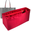 Organizer for [Cabata Tote Small, Christian Louboutin] Tote Purse Bag Insert Liner Shaper (Silk, Full-width Zip and Open Pocket)