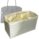 Organizer for [City Steamer PM (Small), LV] Tote Purse Bag Insert Liner Shaper (Silk, Full-width Zip and Open Pocket)