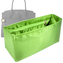 Organizer for [City Steamer XXL, LV] Tote Purse Bag Insert Liner Shaper (Silk, Full-width Zip and Open Pocket)
