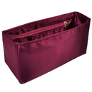 Organizer for [Mini Arco Tote, Bottega Veneta] Bag Insert (Silk, Full-width Zip and Open Pocket)