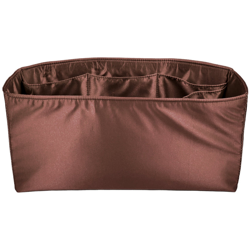 Organizer for [Soft Empire Carryall 28, Coach] Bag Insert (Silk, Long Zip and Open Compartment)
